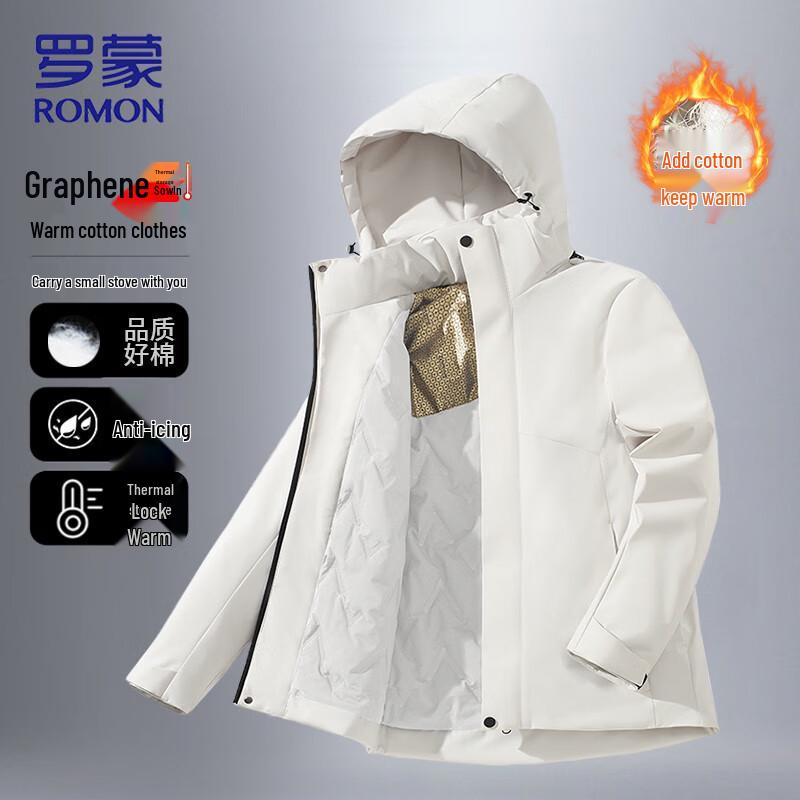 

Romon Men s Graphene Thickened Workwear Padded Jacket L