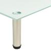 VidaXL Meuble TV Givré 40x35x17 cm Verre trempé 322759