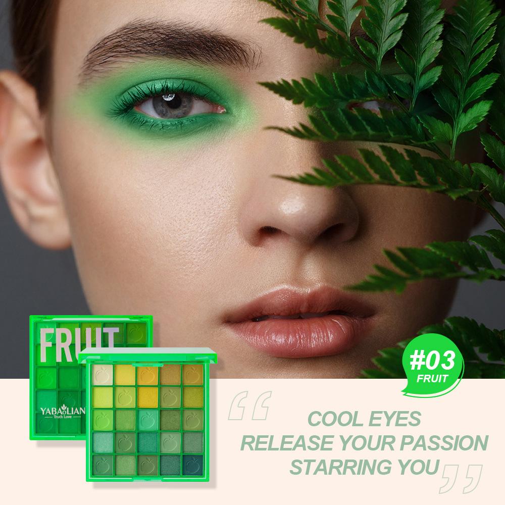 

Палитра теней для век из 25 цветов. Перламутровые матовые тени для век в земляных тонах. 23g