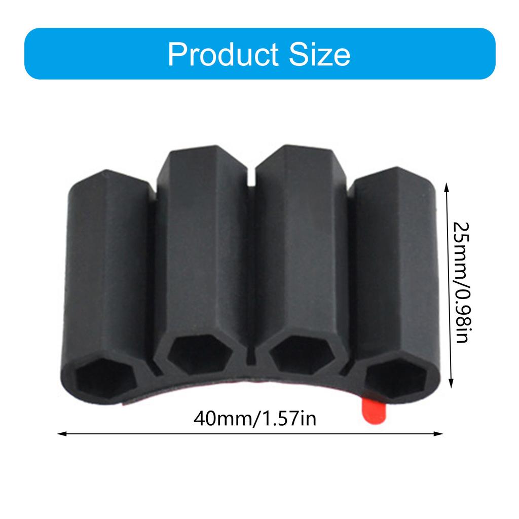 Bit Gripper High Strength Adhesive Tool Cover Drill Add On Driver Bit Side Holder of Power Drill Or Driver for Drill