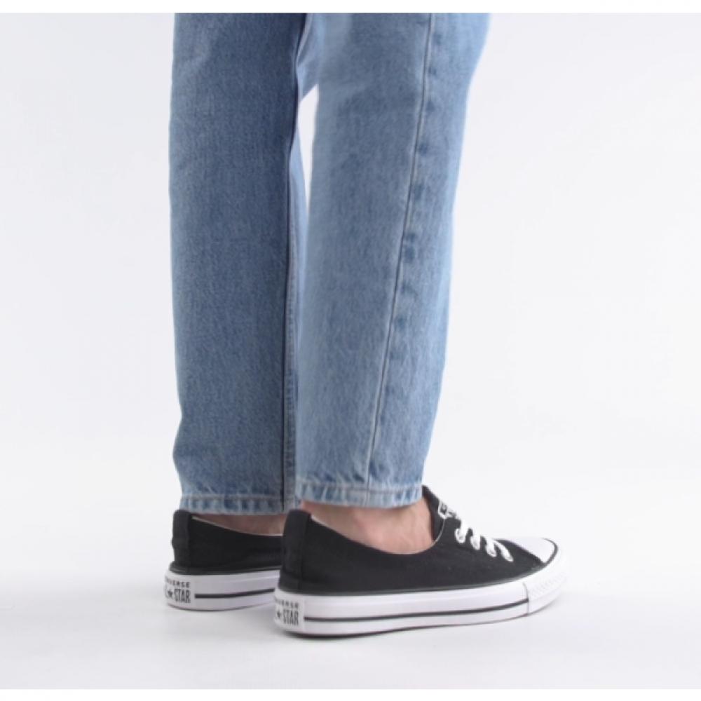 COnverse Shoreline Slip On Mule Slipper Canvas Black 537081c