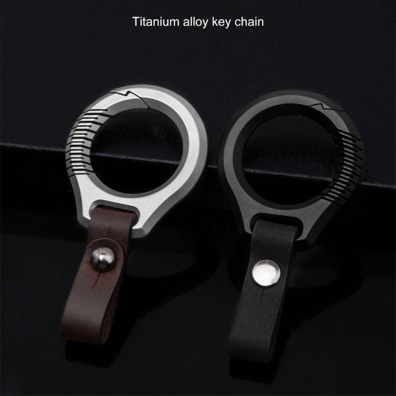Titaniums Alloy Carabiner Keychains Clip Quick Releases Key Rings Small Carabiner Clip Waist Hanging Keychain Buckles