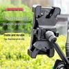 Enhanced Waterproof Bike & Scooter Phone Holder: Shockproof, Anti-shake Mount for Navigation & Delivery.