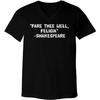 Fare Thee Well, Felicia -Shakespeare - Men's Ultra Soft V-Neck T-Shirt CP05 Black