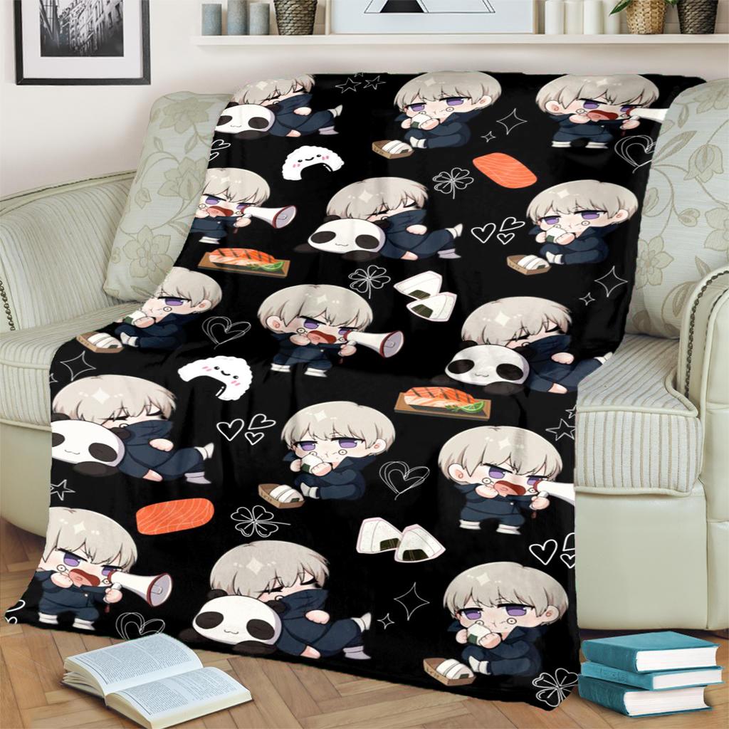 Jujutsu Kaisen Blanket Flannel Warm Comfortable for Bedrooms, Sofas, Beds, Chairs, Picnics, Travel