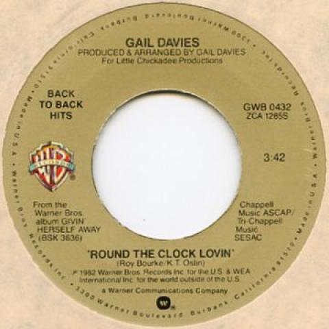7inch Record GAIL DAVIES - Round The Rock Lovin / You Turn Me  GWB0432 Warner Bros 1980 US Pop