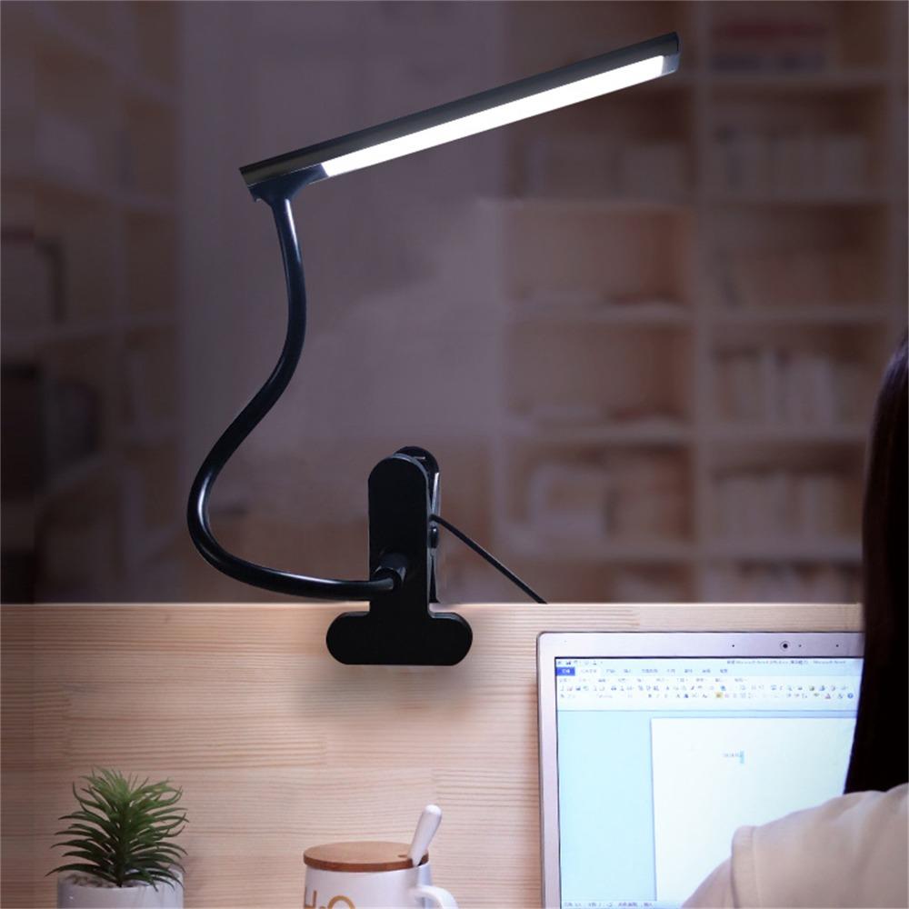 Clip On Desk Lamp USB Powered Desk Light Portable LED Reading Lamp  Painting