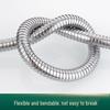 Universelles Duschschlauch-Set aus 304 Edelstahl - Verdicktes Metall-Warmwasserbereiter-Zubehörrohr