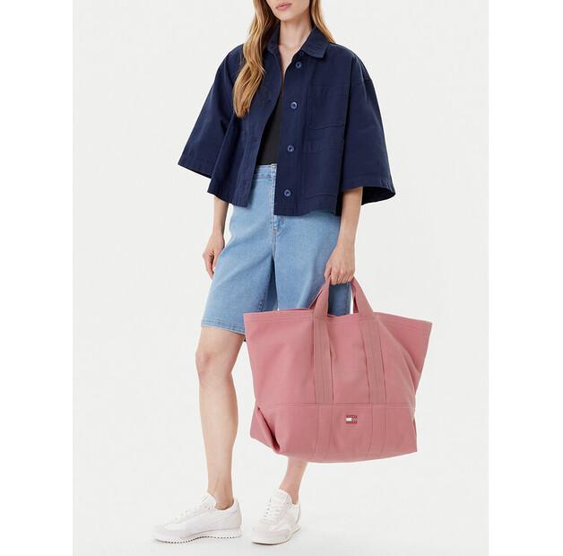 Сумка Tommy Jeans Tommy Jeans Tjw Tote Edition Canvas AW0AW17542 розовый