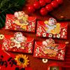 4Pcs Chinese  Year Money Envelope 2026 Horse Year Red Envelope Red Pocket Creative Cartoon Spring Festival Lucky Envelope