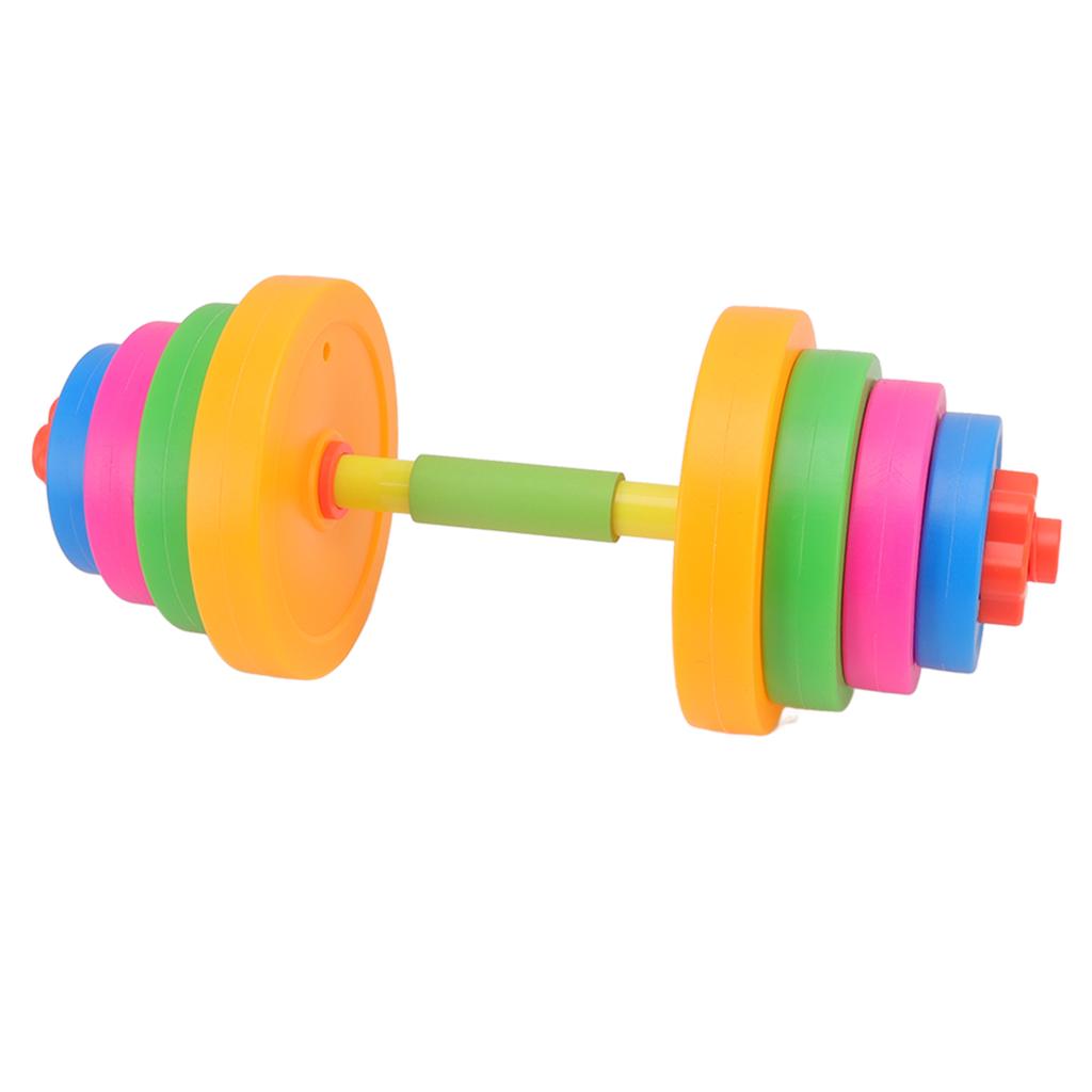 Adjustable Dumbbell Toy Plastic Fitness Weight Lifting Dumbbell for Kids Children 572C