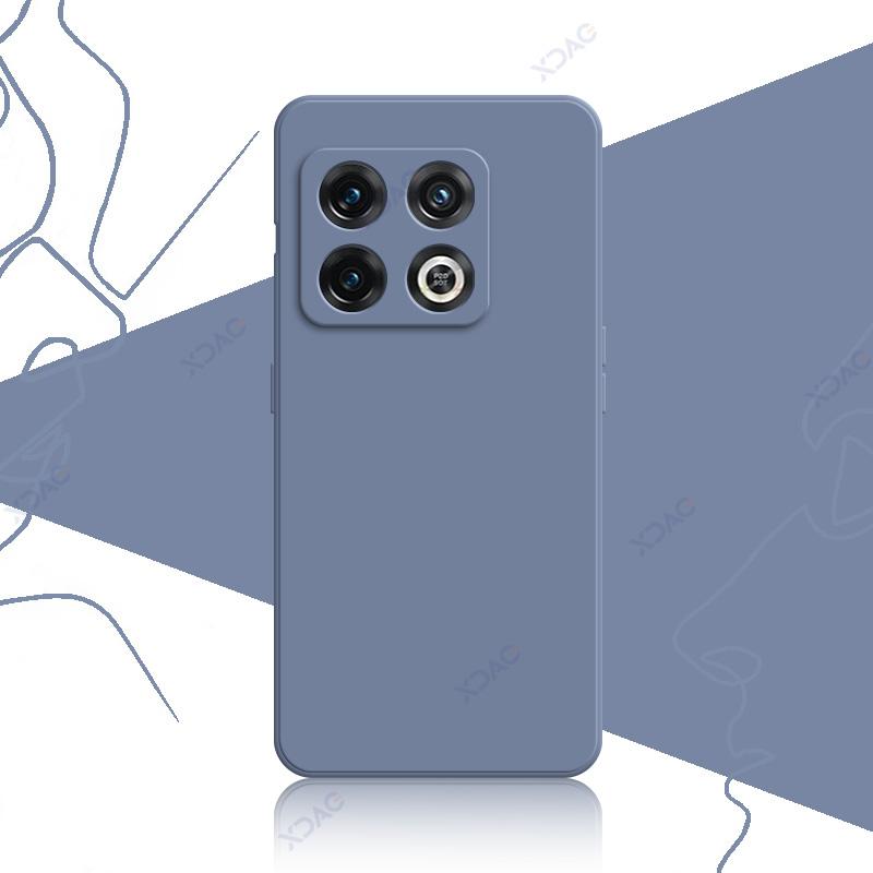 Mobile Phone Case for OnePlus 10 Pro One Plus 10Pro 5G 360 Soft Luxury Square Liquid Silicone Back Cover Waterproof Bag