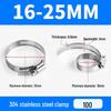 304 Stainless Steel Quick-Install Hose Clamp for Gas Pipes