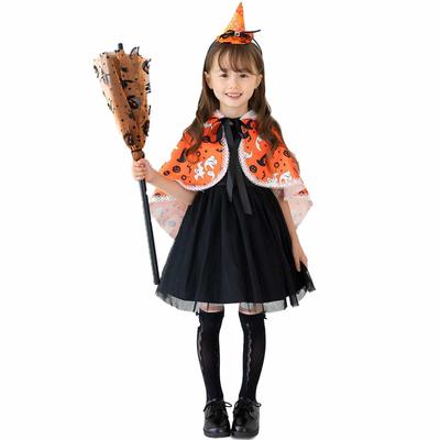 [monoii] Costume d'Halloween pour Enfants: Sorcière, Sorcier, Tenue de Sorcier