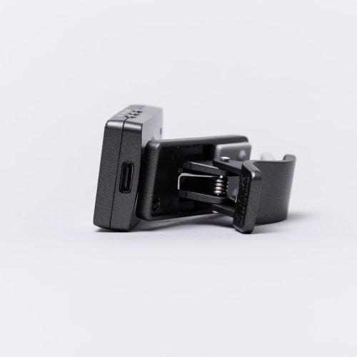 Louis LCT-Z II BLK Clip-on Tuner with USB Type-C Charging, Beginner Tuning Mode, Compatible with Guitars, Bass, and Ukuleles