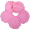Flower Shape Dog Protective Collar Adjustable Pet Soft Wound Recovery Neck CollarPink M