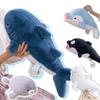 60Cm Cartoon Marine Animal Shark Plush Doll Pillow Cute Soft Whale Seal Dolphin Plush Toy Home Decoration Gift For Children