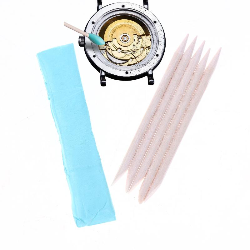 1 Set Uhrenreiniger Gummi-Knete Reiniger Uhrwerk Reinigungsmasse Armbanduhr Dekontamination Reparaturwerkzeug Uhr Zubehör