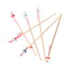 10/20 Pcs Bamboo Ear Cleaning Spoon Cartoon Head Earwax Removal Skid Resistant Wood Ear Cleaner Kit Ear Picks Removal