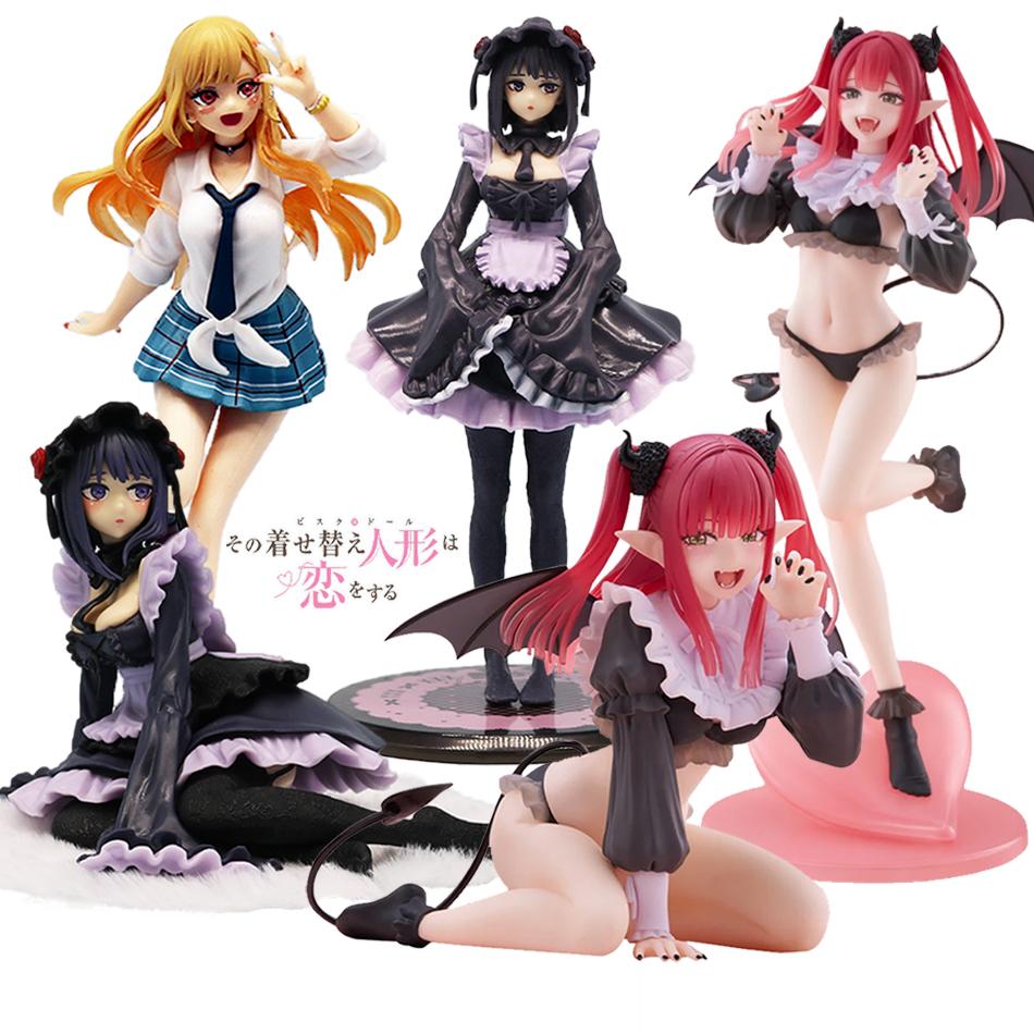 My Dress-Up Darling Maid Outfit Kitagawa Marin Cos Standing Position Action Figure Collection Toys Christmas Gift