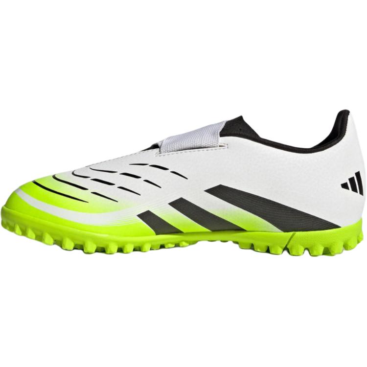 Adidas Predator Club Vel Versatile Comfortable Durable Low-Top Kids Soccer Shoes Kids Soccer Shoes White Black Green JH8871