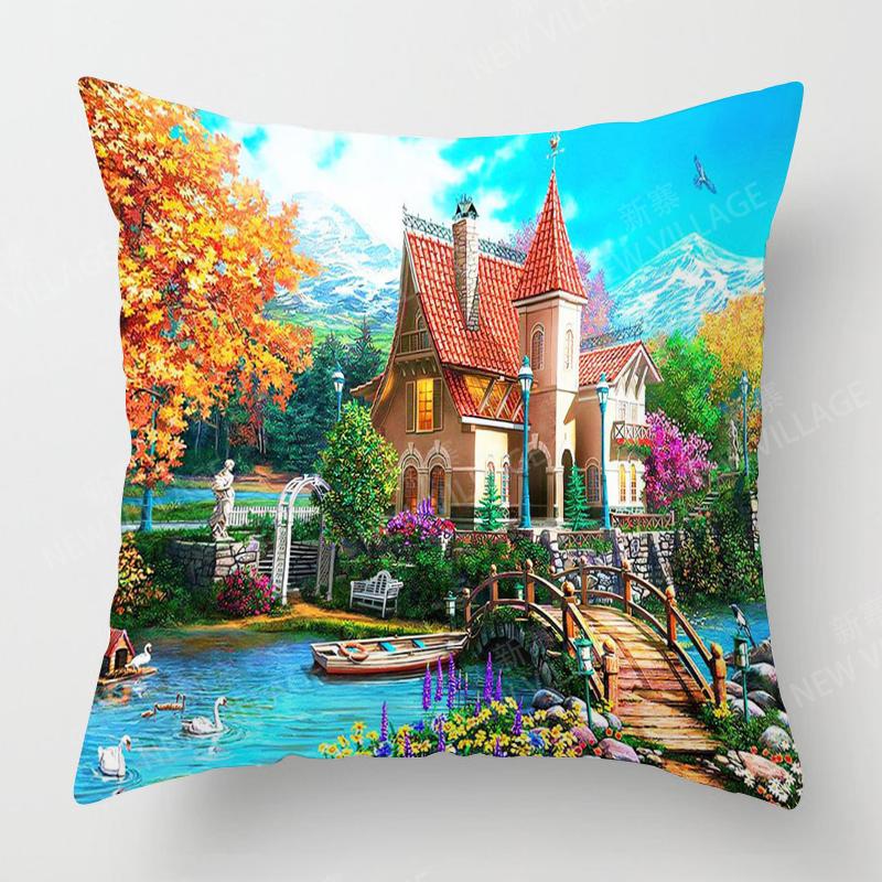 Home Living Room Decoration Cushion Covers Short Plush Throw Pillow Cover45*45 Pillowcase 40X40Cm 50X50 45X45