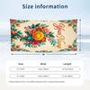Floral Theme Beach Towel Personalized Custom Name & Text Soft Quick Dry Beach Towel for Swimming Travel