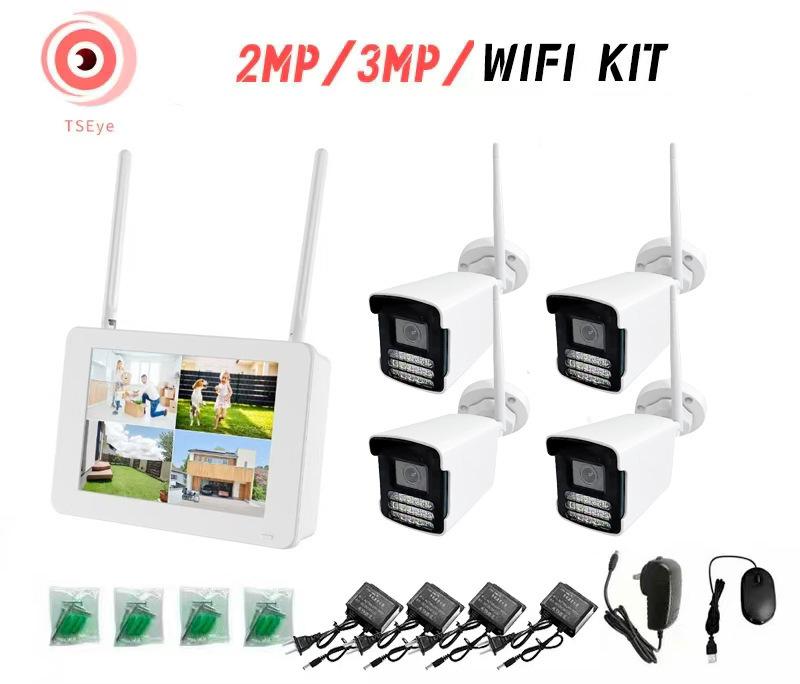 

Wireless Outdoor 4/8-Channel HD NVR Set with Dual Light Night Vision