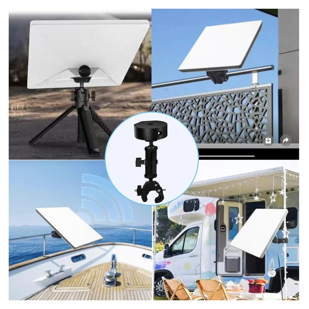 Mini Clamp Mount Quick Installation Rv Pipe Adapter For Yacht Van Travel Trailer Caravan Motorhome Marine Guardrails