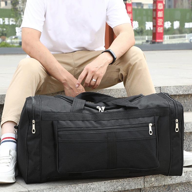22-inch Men Multi-function Folding Travel Luggage Bag One-shoulder Portable Large-capacity Outdoor Bag