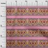 oneOone Cotton Flex Fabric Geometric|Leaves & Floral Block Printed Fabric 1 Yard 40 Inch