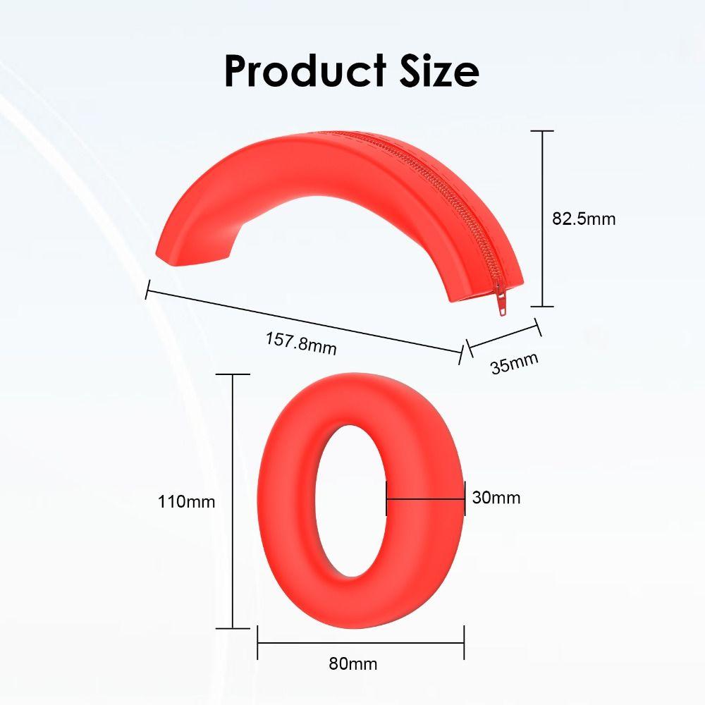 Silicone Protective Cover Replacement Headband for Anker Soundcore Life Q20i