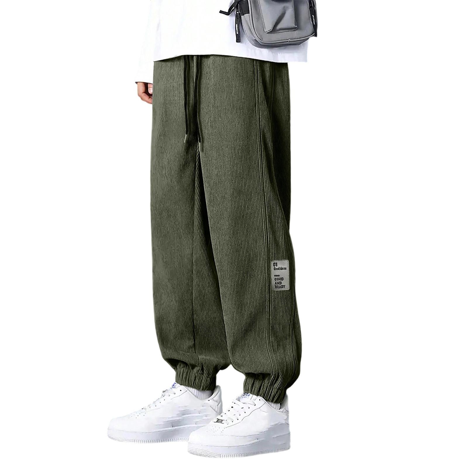 

Модные повседневные спортивные брюки для мужчин, свободные леггинсы S