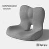 Ergonomic Seat Cushion with Lumbar Support and Memory Foam for Waist and Back Comfort