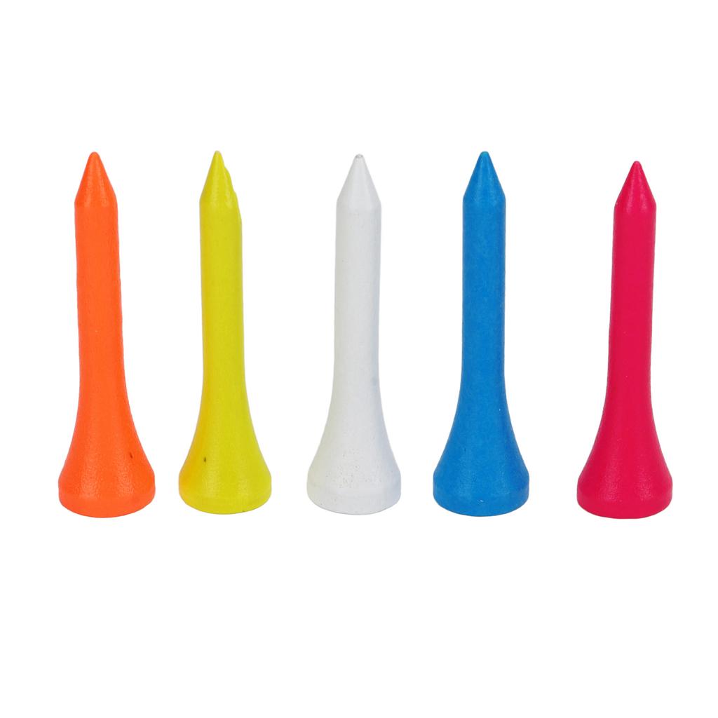 Golf Tee Set Maple Clear Scale Stable Multiple Size Easy Adjustment Robust Wooden Golf Tee Replacement