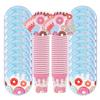 1Set Donut Party Decoration Disposable Tableware Plate Cup Napkins Candy Gift Bags Kids Baby Girl 1st Birthday Party Supplies