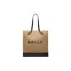 Large Logo Magnetic Closure Large Capacity Fabric Tote Shopping Bag Women Tote Sand Black 6304710