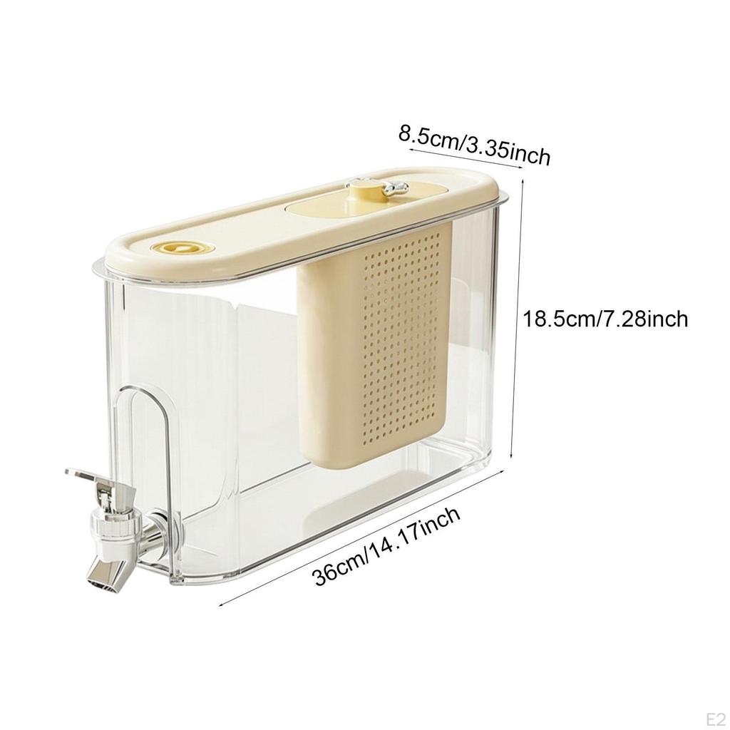 4-liter Cold Water Kettle , Beverage Container with Lid, Versatile for Home, Large Capacity,