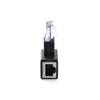 90 Degree 270 Degree Up Down Left Right Multi-Angle Rj45 Male To Female Lan