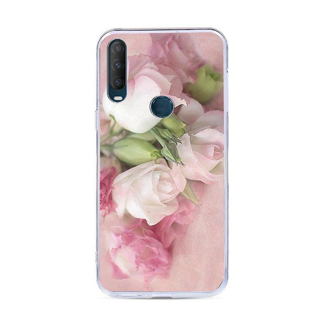 ZXLZKQ Fundas Para Alcatel 1S 2020 (6.22 Pulgadas) + Protectores De Pantalla In Cristal Templado HD, Flexible Case Caso Cover Translúcido TPU Silicona