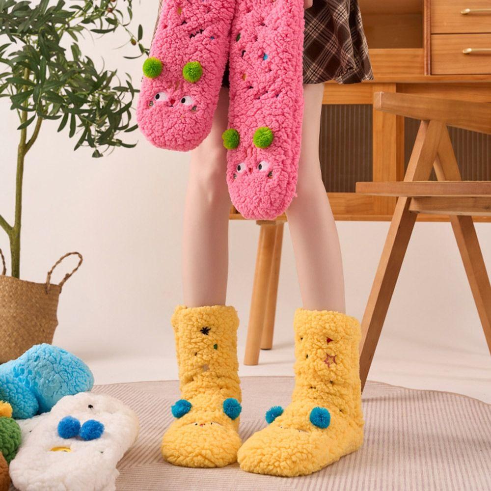 Thickened Floor Socks Lambswool Stockings Cute Socks  Female