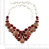 Rhodochrosorite Garnet Gemstone Silver Jewelry Necklace 16-18''