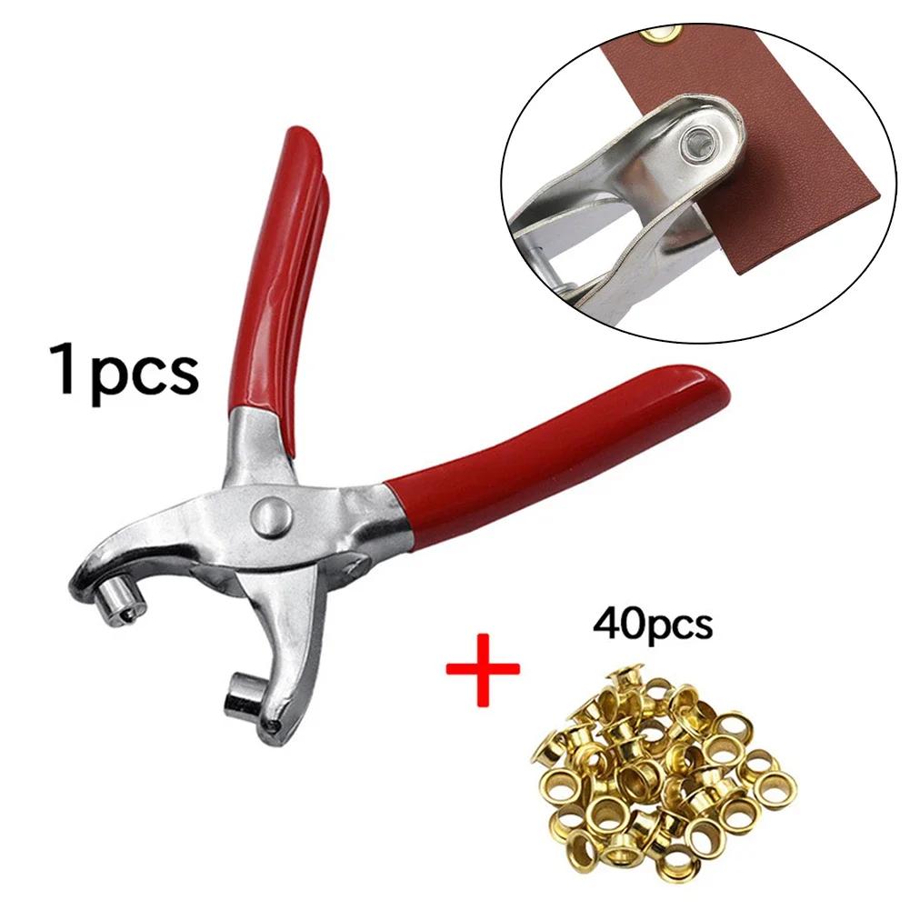 1pcs 40pcs Eyelet Pliers Eyelet Rivets 1pcs 40pcs 7mm Stainless Steel/coppper 100pcs Matched Eyelet Rivets 15cm
