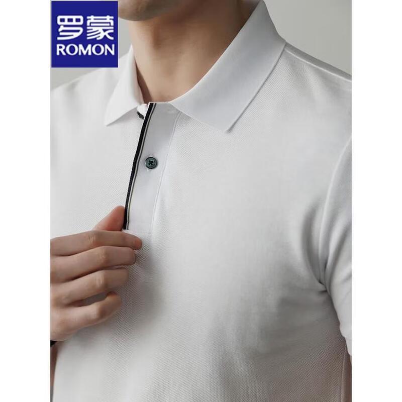 ROMON Men's Short-Sleeve Polo Shirt