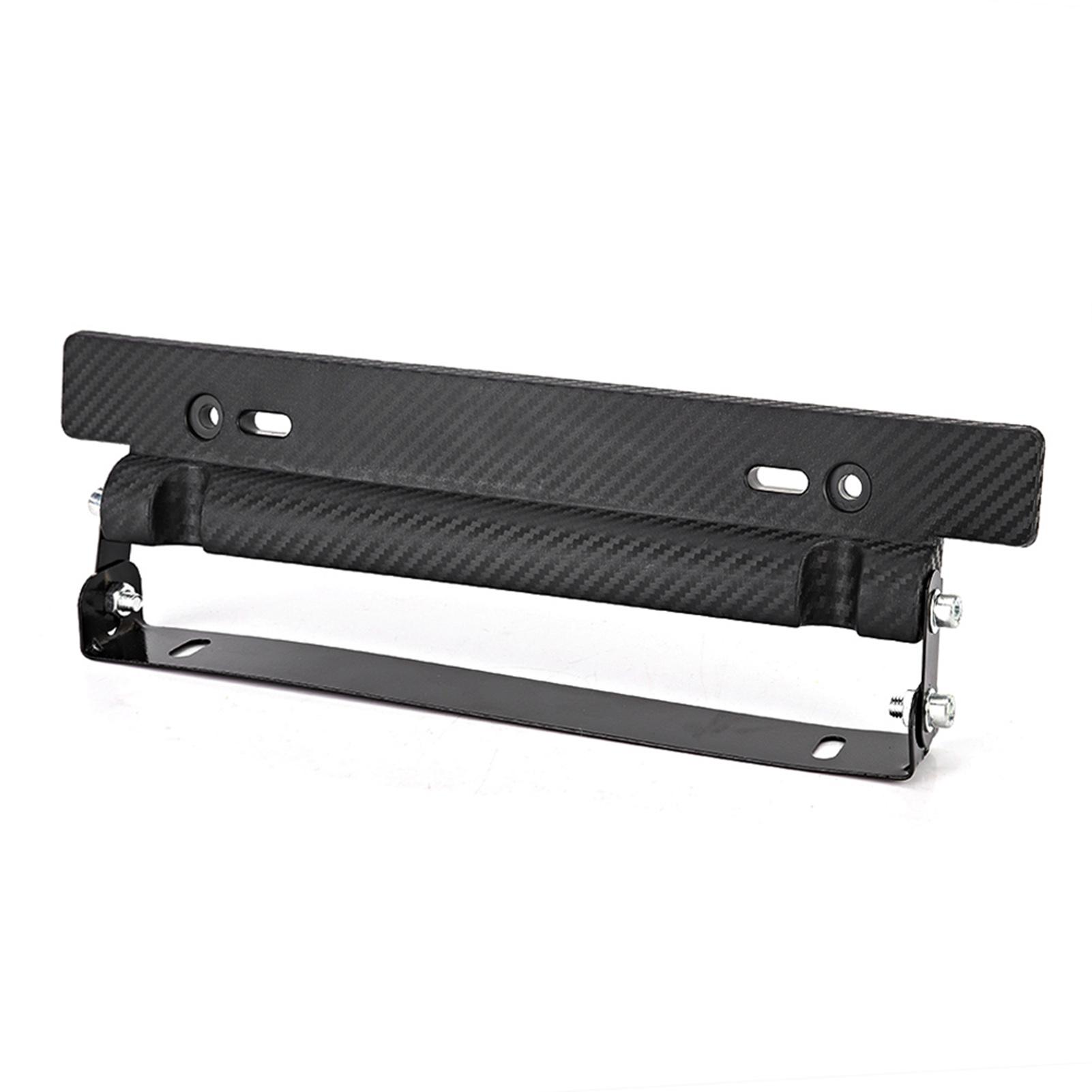 

Передняя Задняя Регулируемая Рамка Номерного Знака с Текстурой Углеродного Волокна Американский Стиль