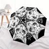 Cats Mandala Themed Eight Rib Automatic Folding Umbrella Is Suitable for Both Men and Women, Making It A Perfect Christmas and Valentine's D