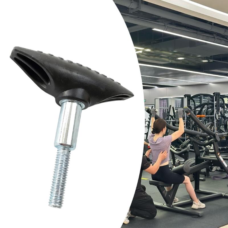 MultiPurpose 8mm T Handle Fitness Bolt NonSlip Grip Plastic Head Hand Twist Nut Knob Screw Bolts Exercise Equipment Part