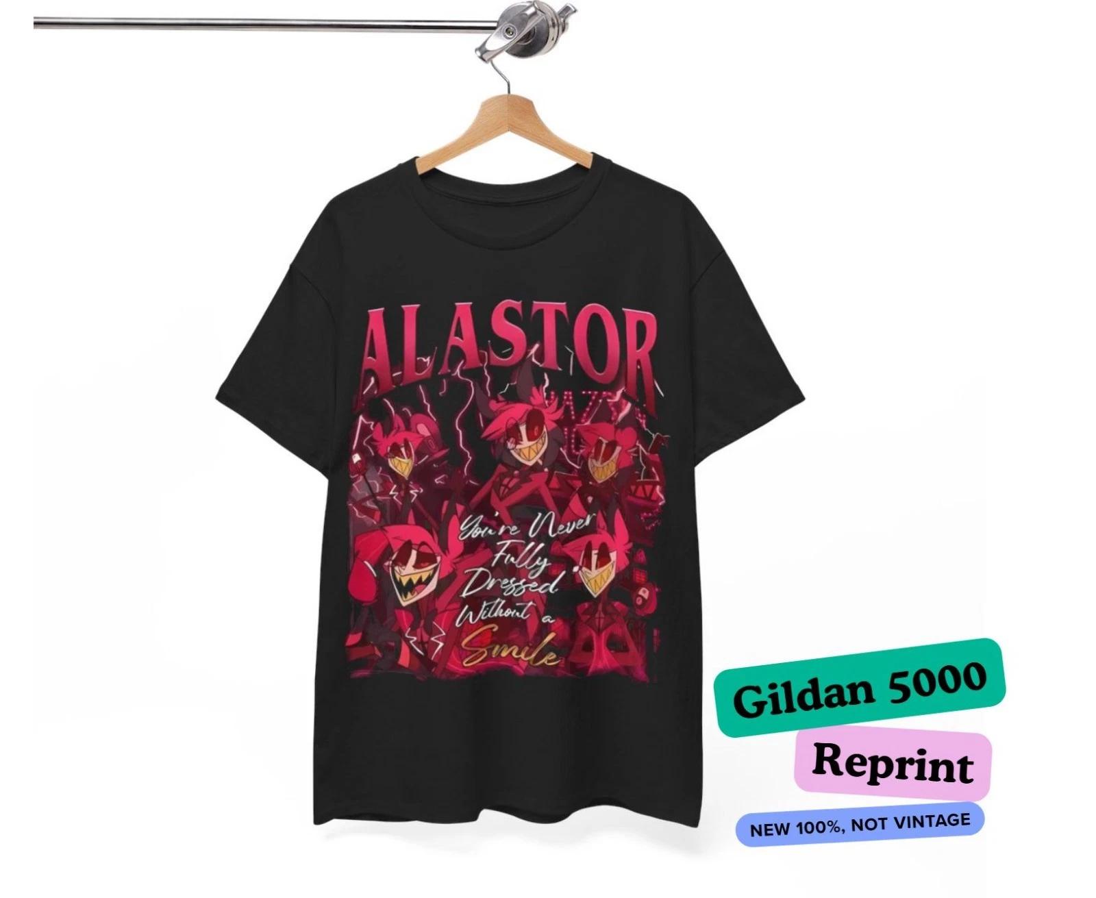 Alastor Hazbin Hotel Shirt, Hazbin Hotel Fan Shirt, Hazbin Hotel Movie Shirt S