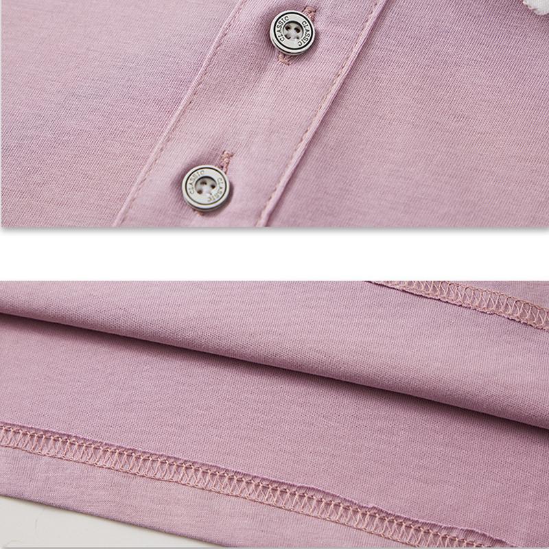 Fat Plus Herren Kurzarm T-Shirt Business Polo Atmungsaktives Herren POLO Shirt