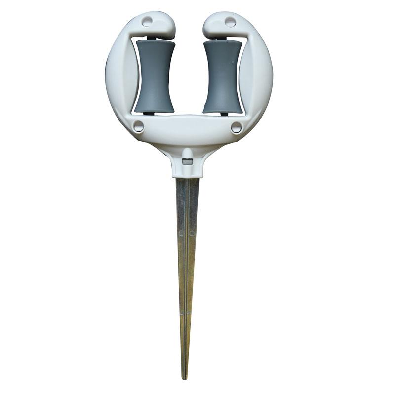 

Садовые направляющие колышки с роликом и заостренной головкой, инструмент для полива сада и двора белый